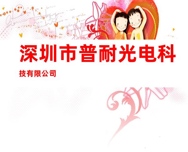 深圳市普耐光电科技有限公司